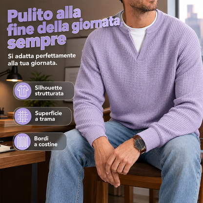 Francesco - Maglietta a nido d'ape “Layered Comfort”