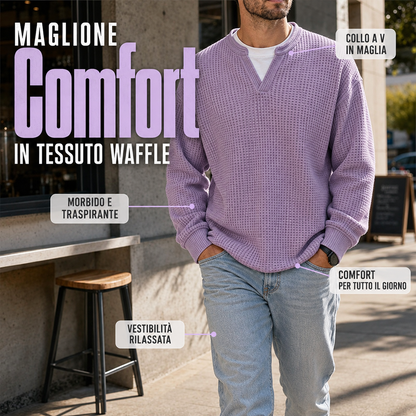 Francesco - Maglietta a nido d'ape “Layered Comfort”