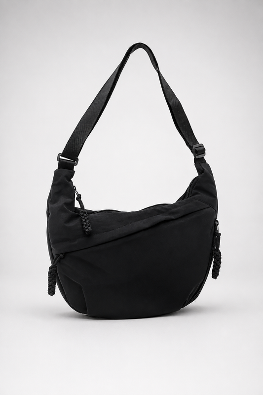 Mirella – Borsa a tracolla antifurto a forma di mezzaluna