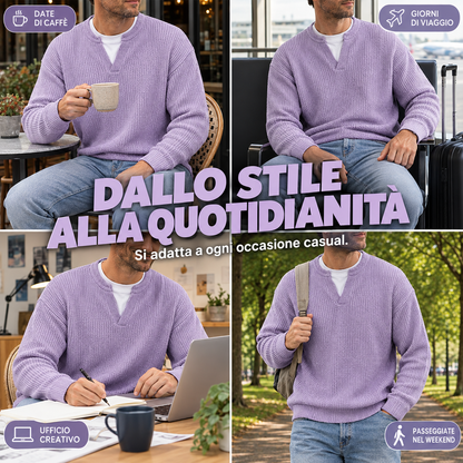 Francesco - Maglietta a nido d'ape “Layered Comfort”