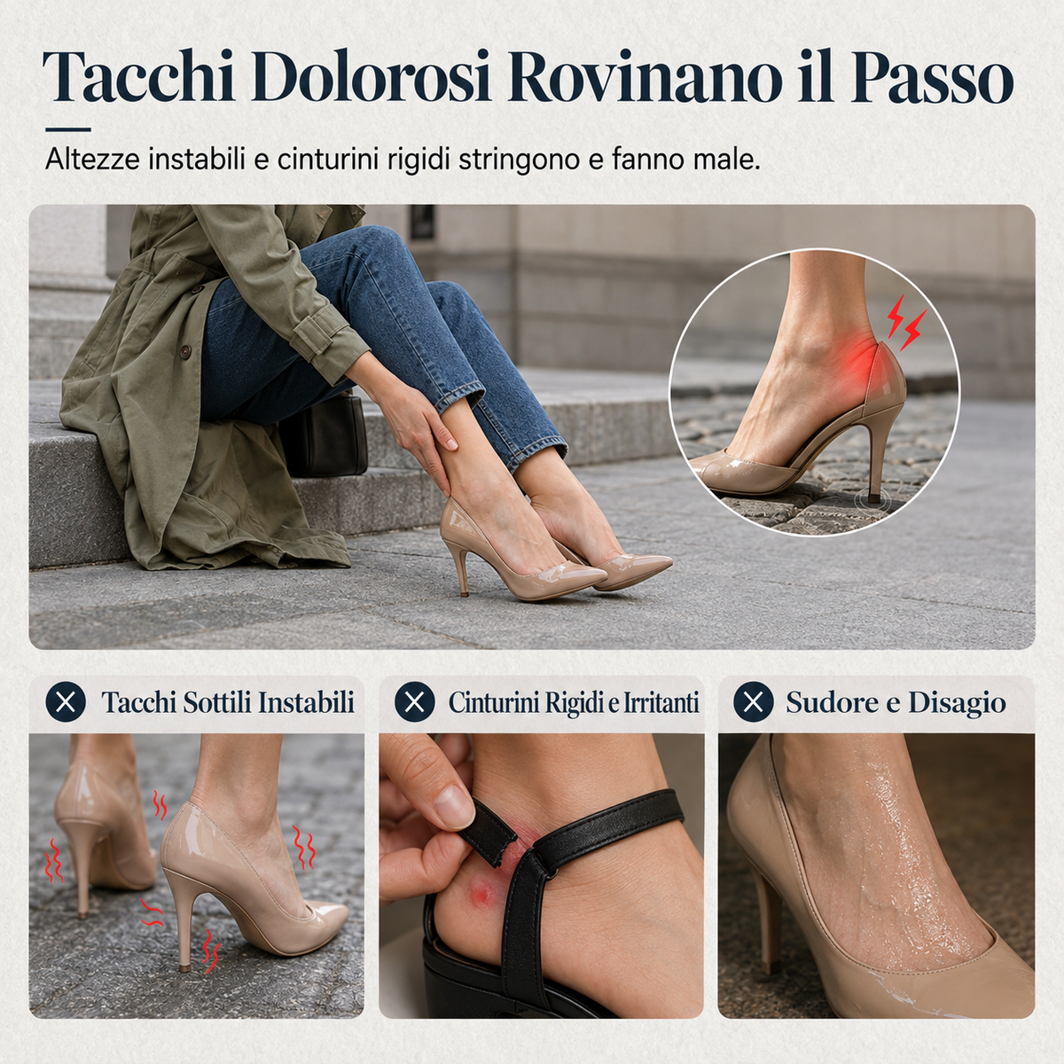 Vittoria - Scarpe Mary Jane da donna con punta arrotondata, cinturini incrociati, tacco grosso, plateau e tacco alto con aperture