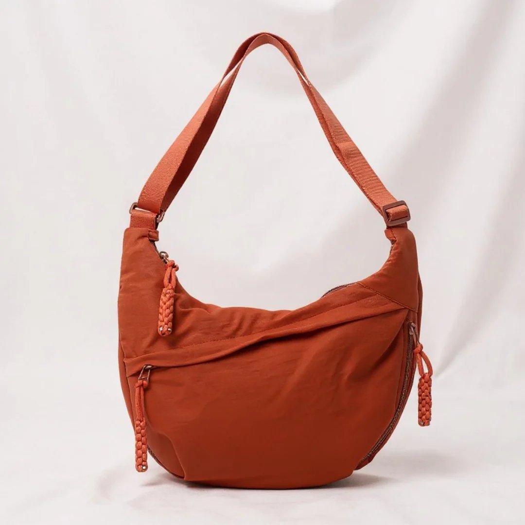 Mirella – Borsa a tracolla antifurto a forma di mezzaluna