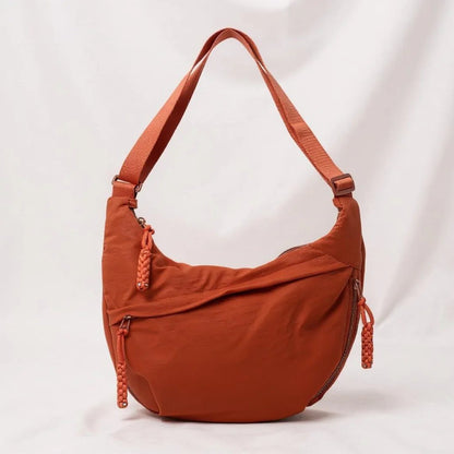 Mirella – Borsa a tracolla antifurto a forma di mezzaluna