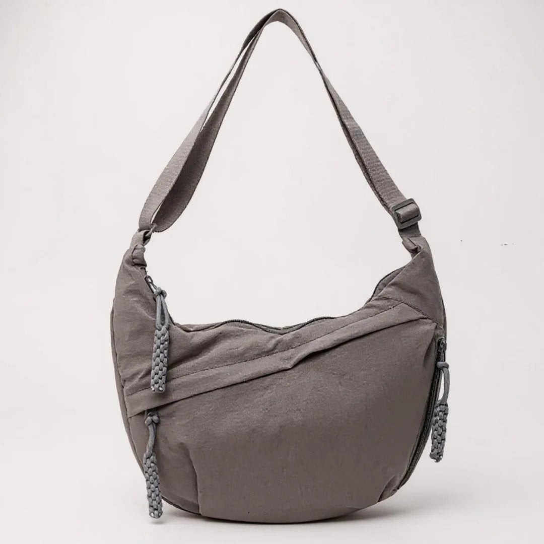 Mirella – Borsa a tracolla antifurto a forma di mezzaluna