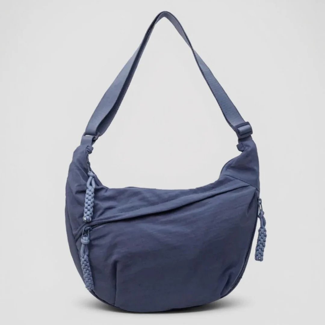 Mirella – Borsa a tracolla antifurto a forma di mezzaluna